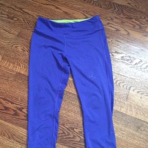 Kids blue knee high leggings
